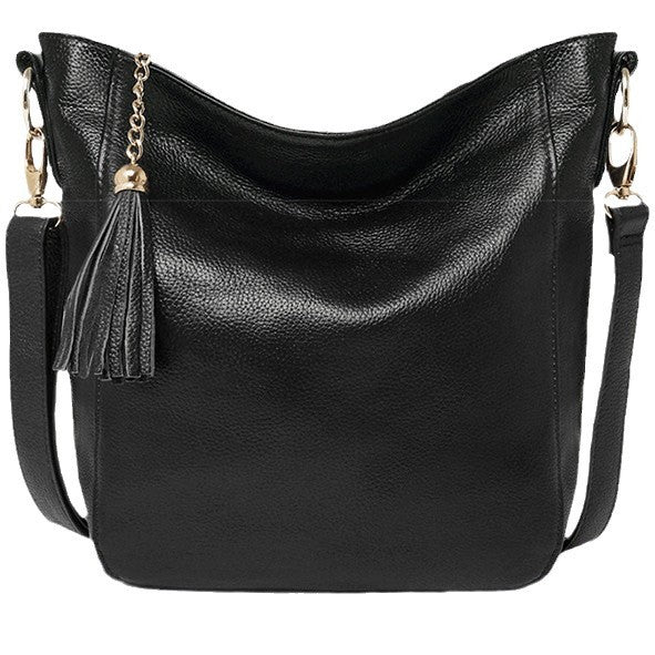 Korean Leather First Layer Cowhide Soft Shoulder Bags