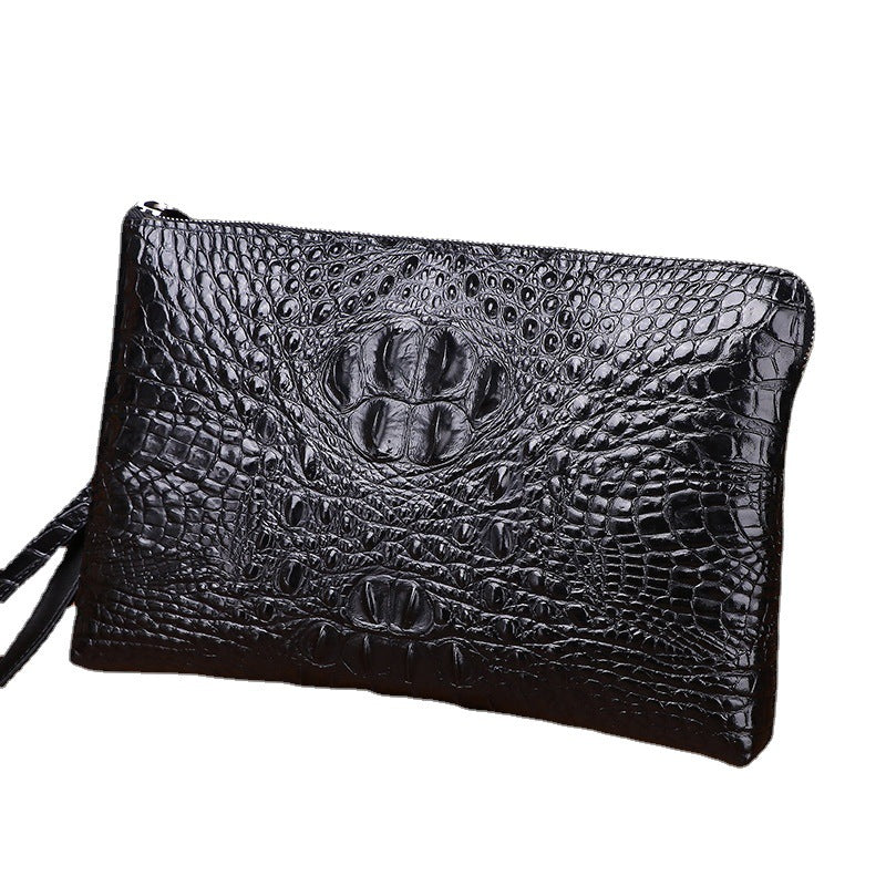 Men's Handmade Stitching Large Business Capacity Envelope Men's Handbags