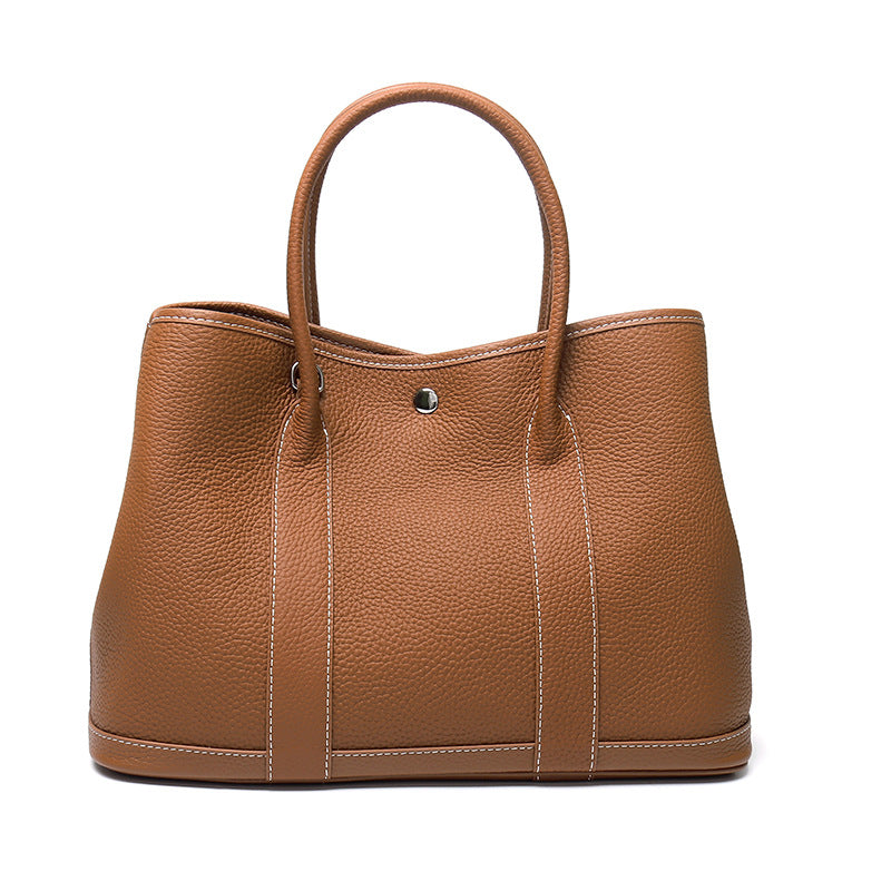 Women's First Layer Cowhide Simplicity Genuine Leather Handbags