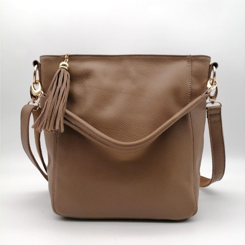 Korean Leather First Layer Cowhide Soft Shoulder Bags