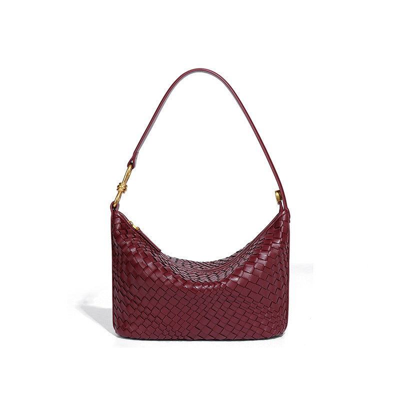 Women's Niche Hand-woven Fashion Simple Lunch Box Handbags