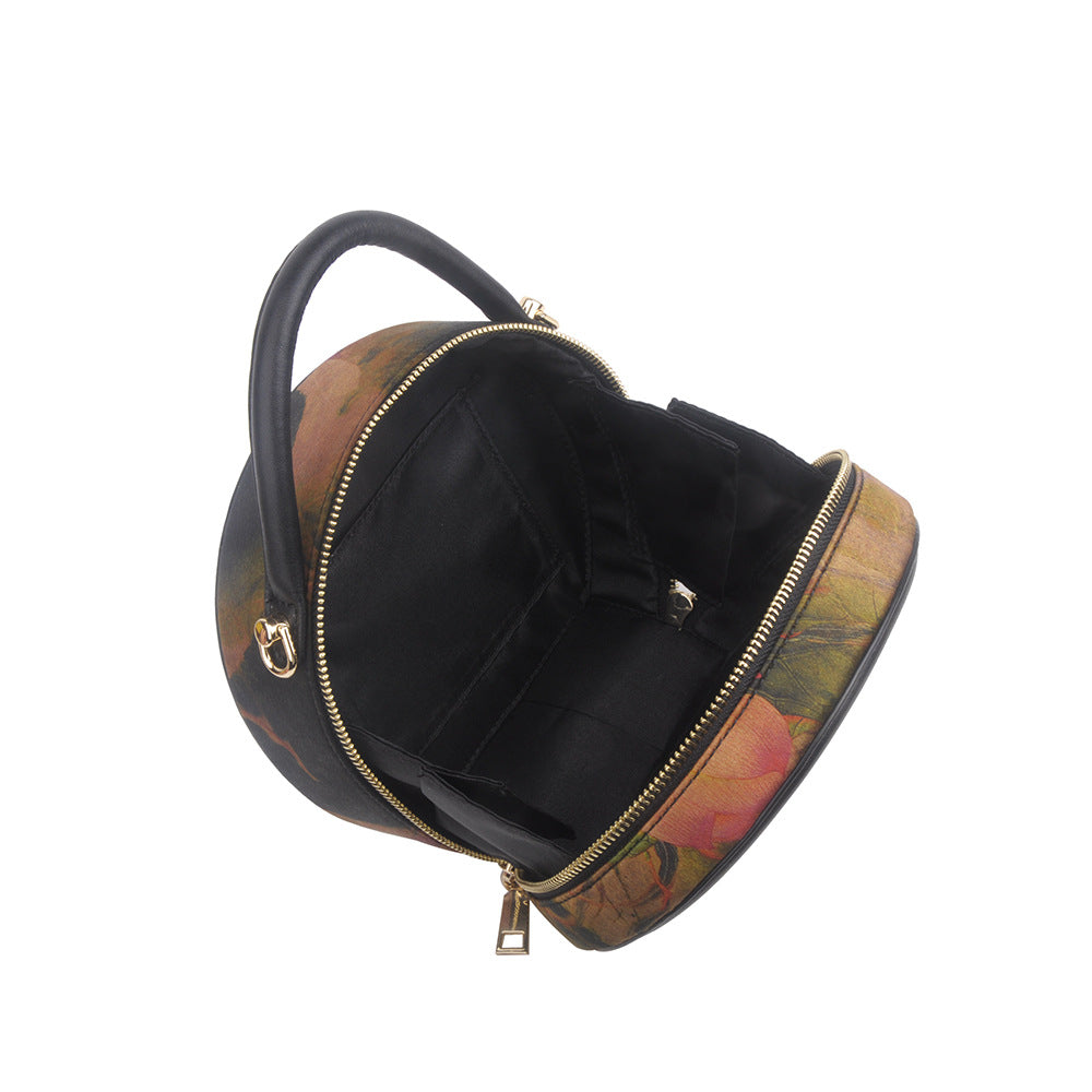 Women's Yarn National Style Mother Round Pie Bags