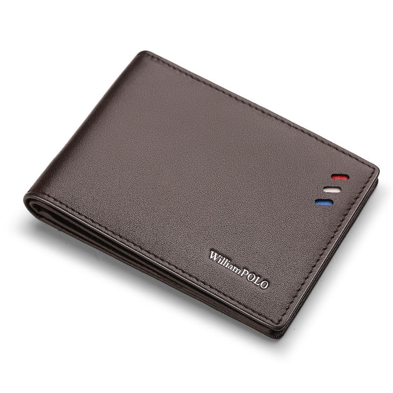 Men's Emperor Paul Business Personalized Bank Leather Card Holder