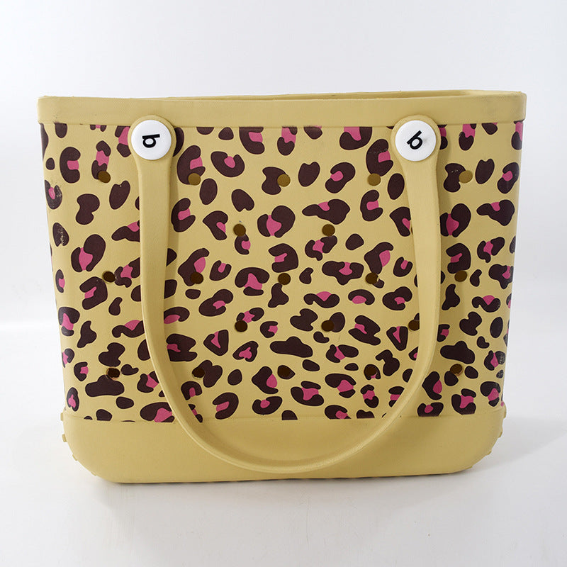 Women's Beach Hole Big Vegetable Basket Pet Handbags
