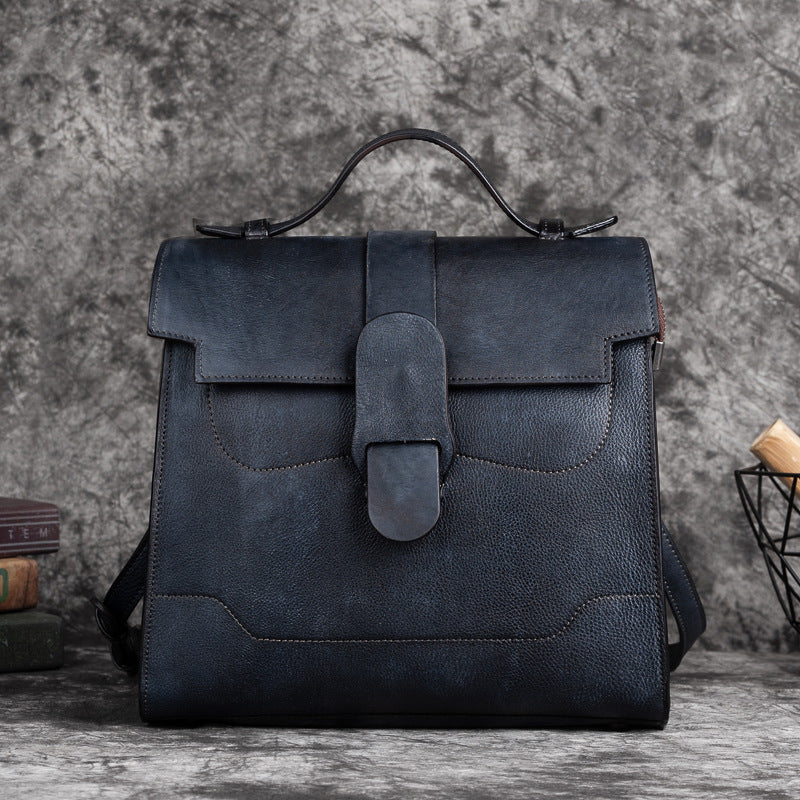 Women's Cowhide Vintage Chinese Fashion Genuine Leather Shoulder Bags