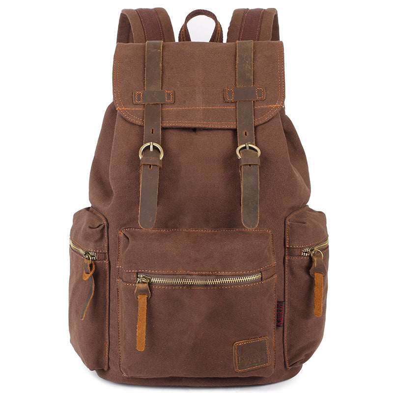 Men's Canvas Retro Female College Shiralee Fashion Backpacks