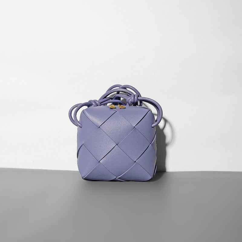 Pretty Fashion Woven Box Diamond Style Shoulder Bags