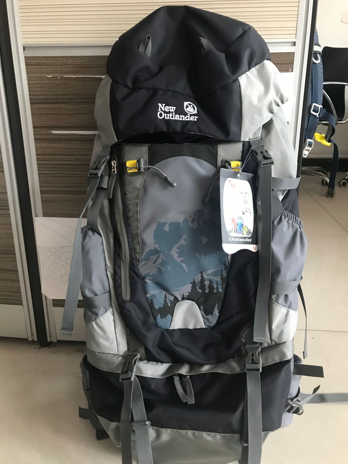 Hiking Waterproof Nylon Camping Large Capacity Sports Backpacks