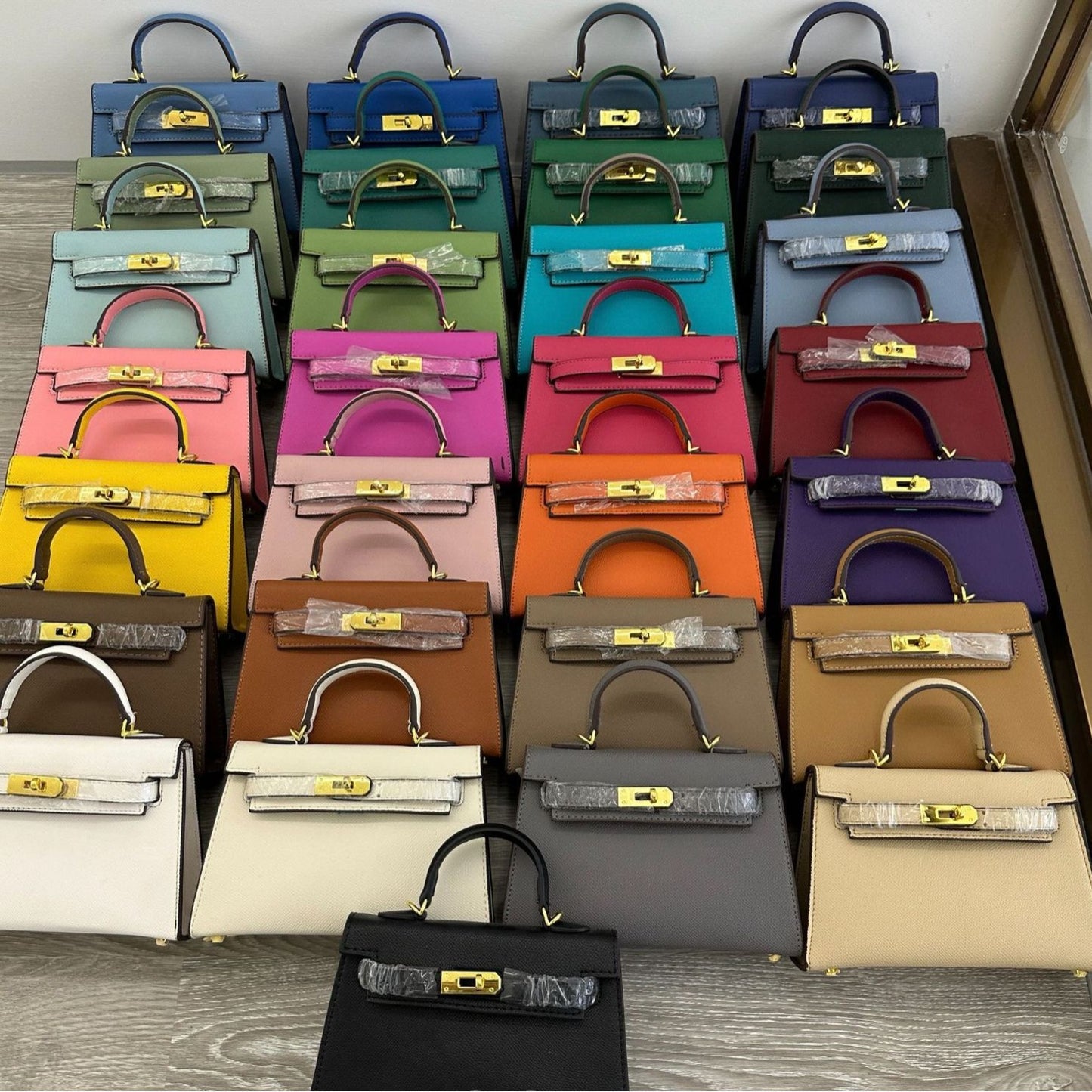 High-grade Genuine Leather Second Generation Kelly Shoulder Bags