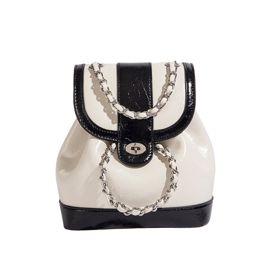 Design Oil Wax Leather Classic Style Backpacks