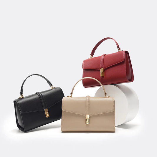 Women's Design Vintage Cowhide Fashion High Sense Crossbody Bags