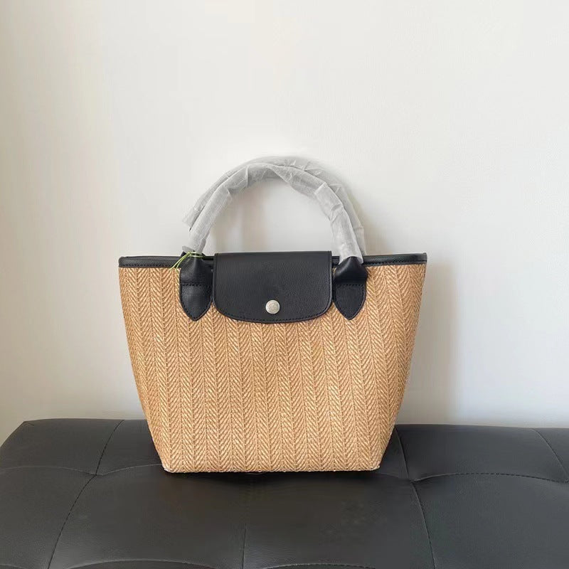 Straw Woven Dumpling Large Size Portable Summer Handbags