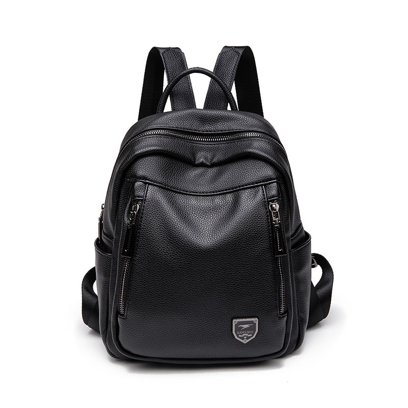 Women's Korean College Versatile Large Capacity Soft Backpacks