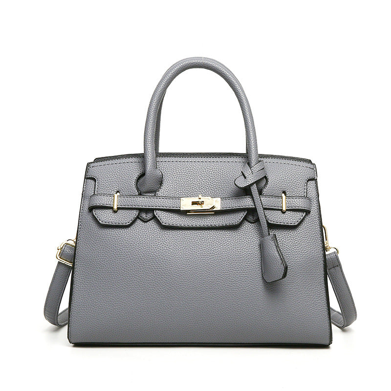 Women's Spring Simple Solid Color Fashionable Elegant Shoulder Bags