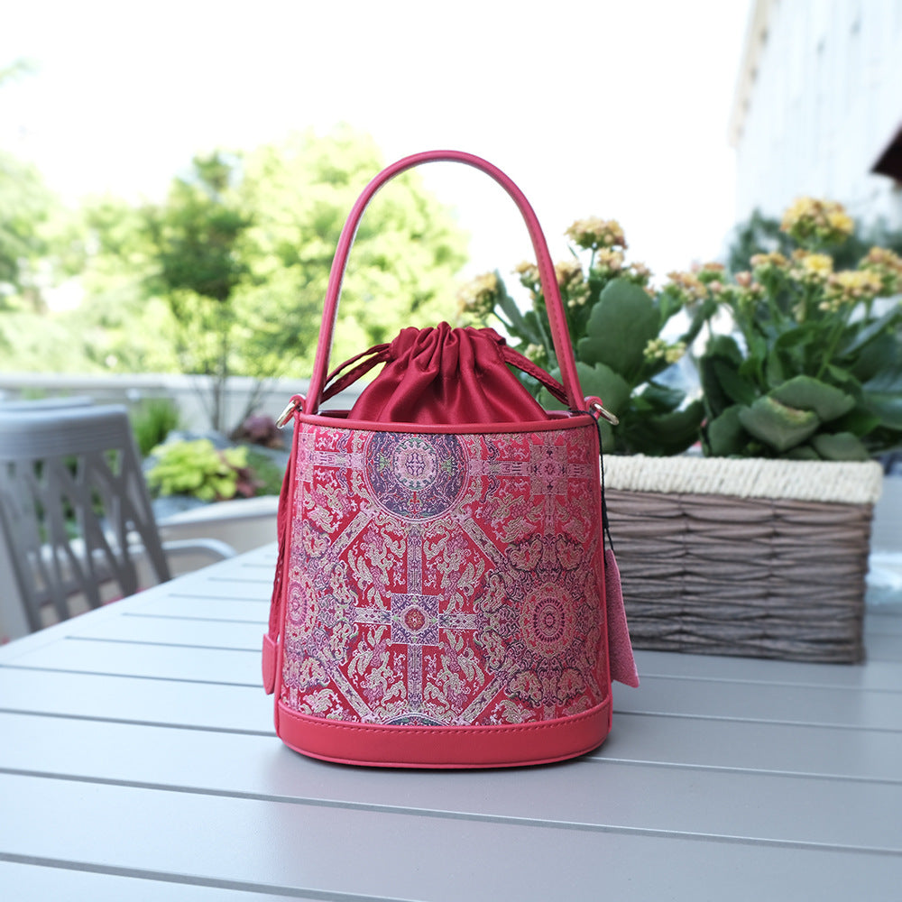 Women's Song Dynasty Brocade Chinese Style Retro Crossbody Bags