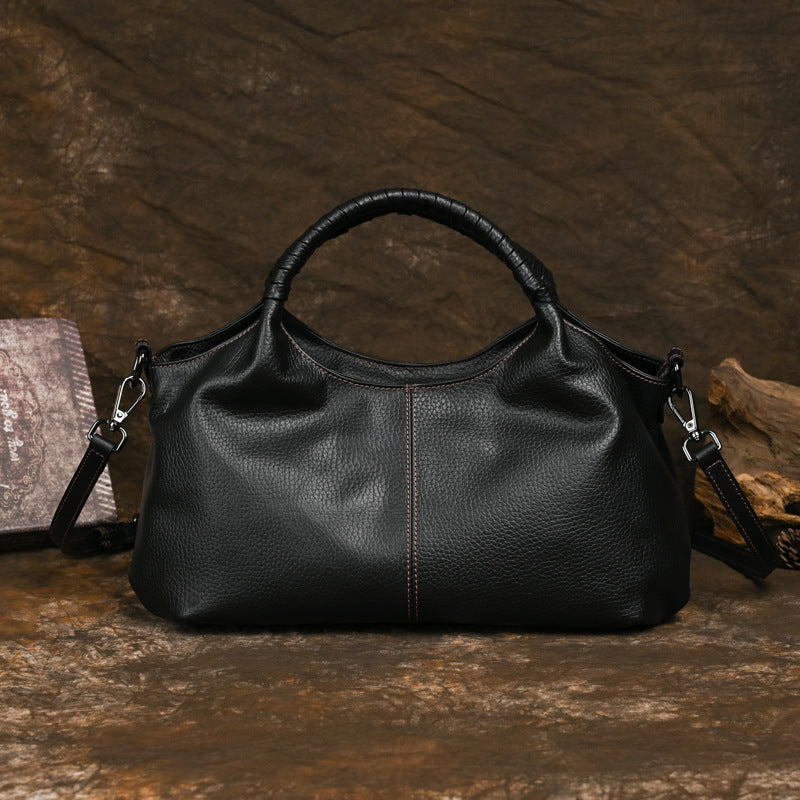 Women's Vintage Leather Soft Large Capacity Tote Bags