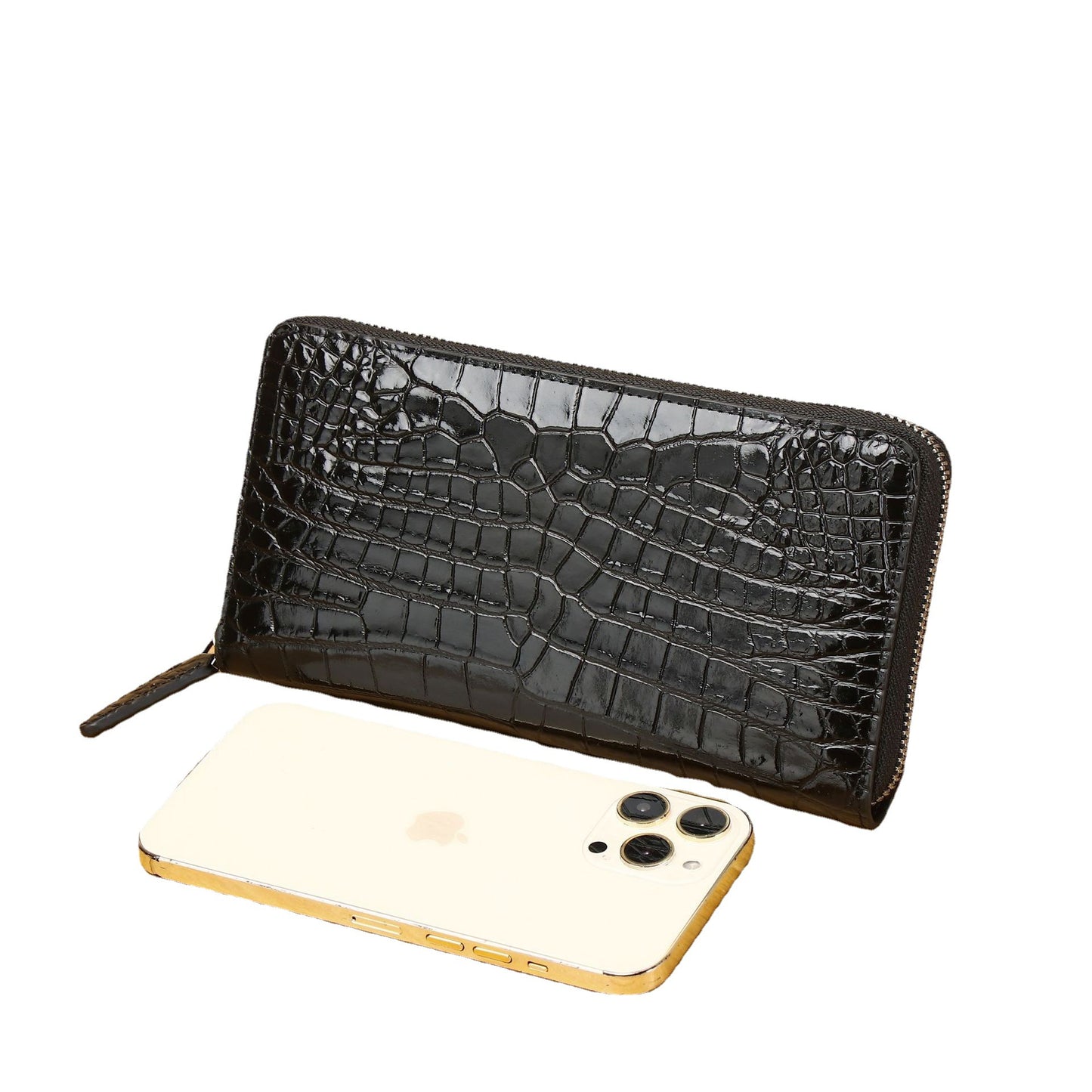 Men's Crocodile Pattern For Fashion Multi Mobile Men's Handbags