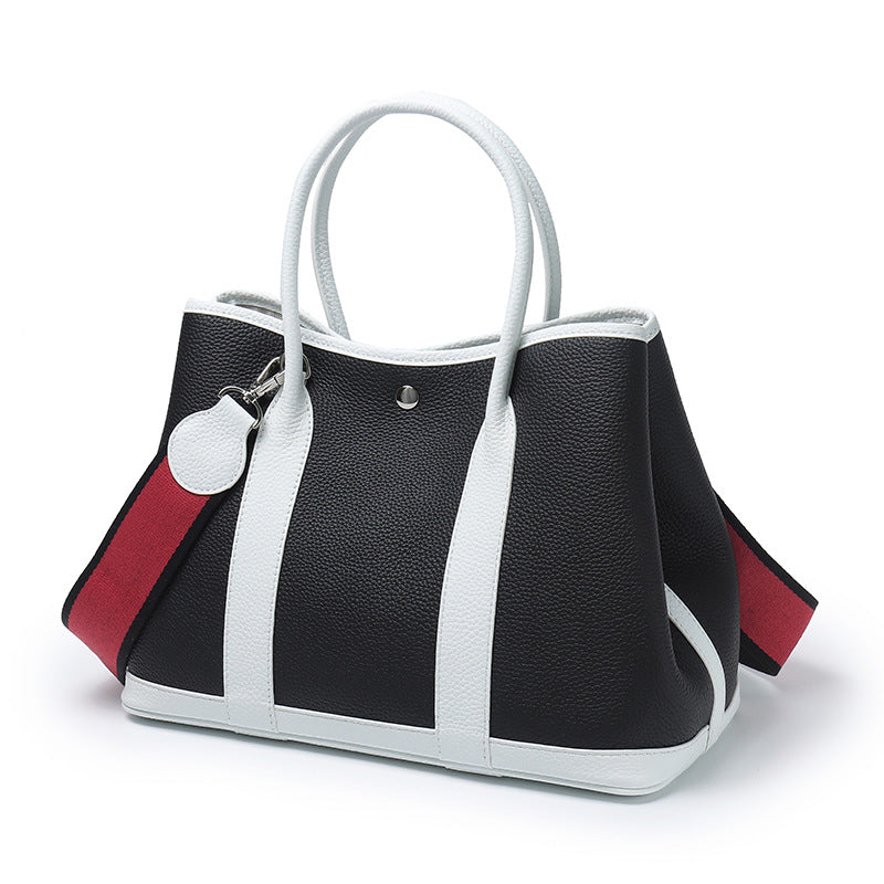 Women's First Layer Cowhide Simplicity Genuine Leather Handbags