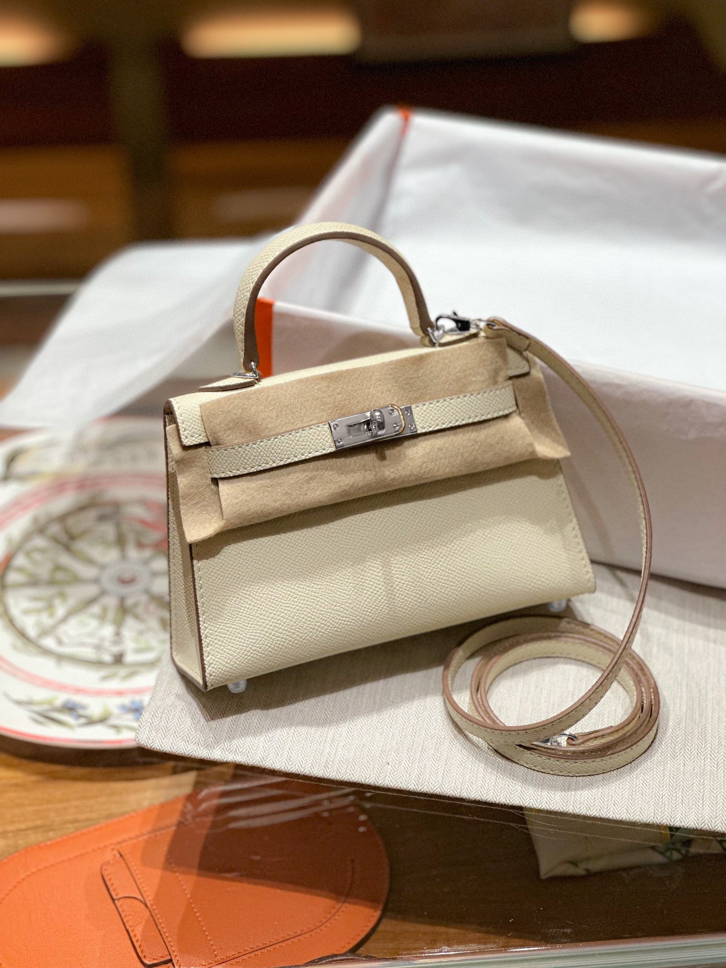 Women's Leather Second Generation Kelly Mini Fashionable Crossbody Bags