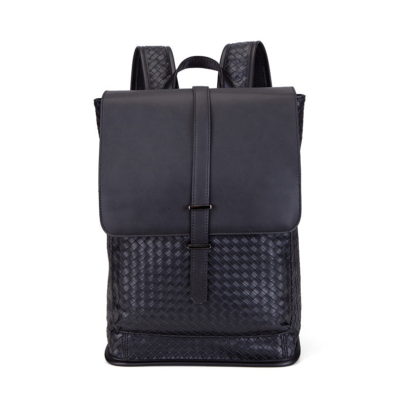 Men's Korean Style Leather Fashion Trendy Retro Backpacks