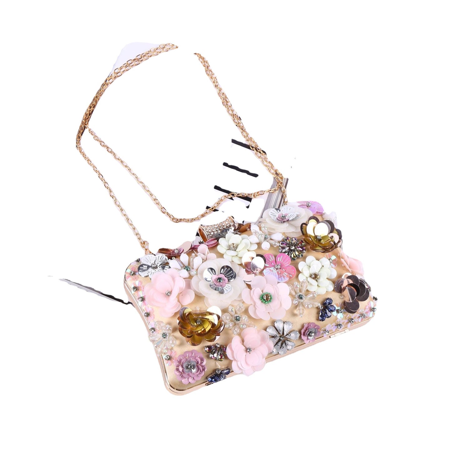 Colored Beads Flower Graceful Fashionable Dinner Birthday Bags