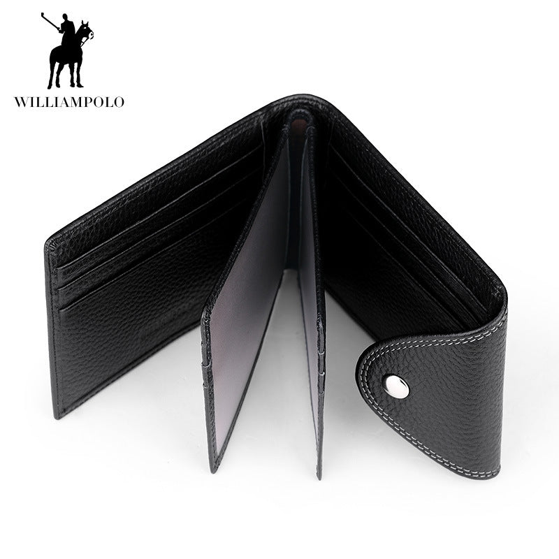 Men's Emperor Paul First Layer Cowhide License Card Holder