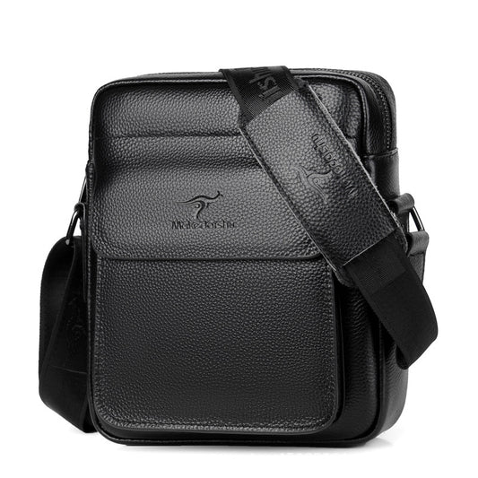 Men's First Layer Cowhide Genuine Leather Business Men's Messenger Bags