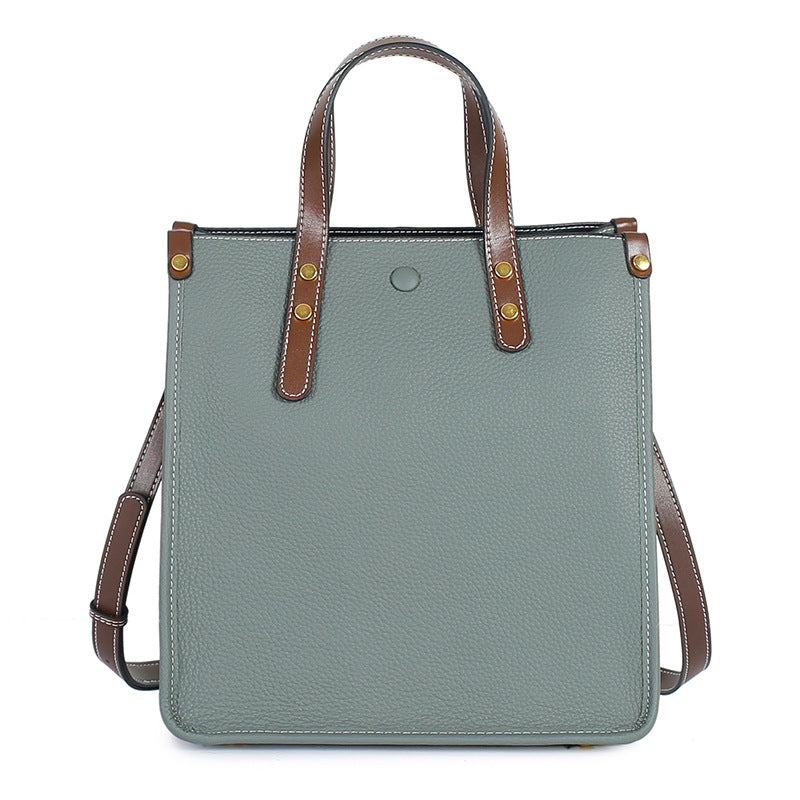 Women's Genuine Leather Large Capacity Commute Niche Handbags