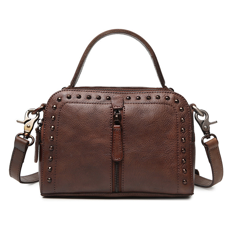 Women's Genuine Leather High-grade Exquisite Elegant Light Shoulder Bags