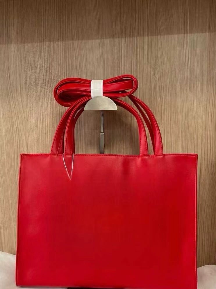 Women's Niche Three-dimensional Embossed Letter Simplicity Bags