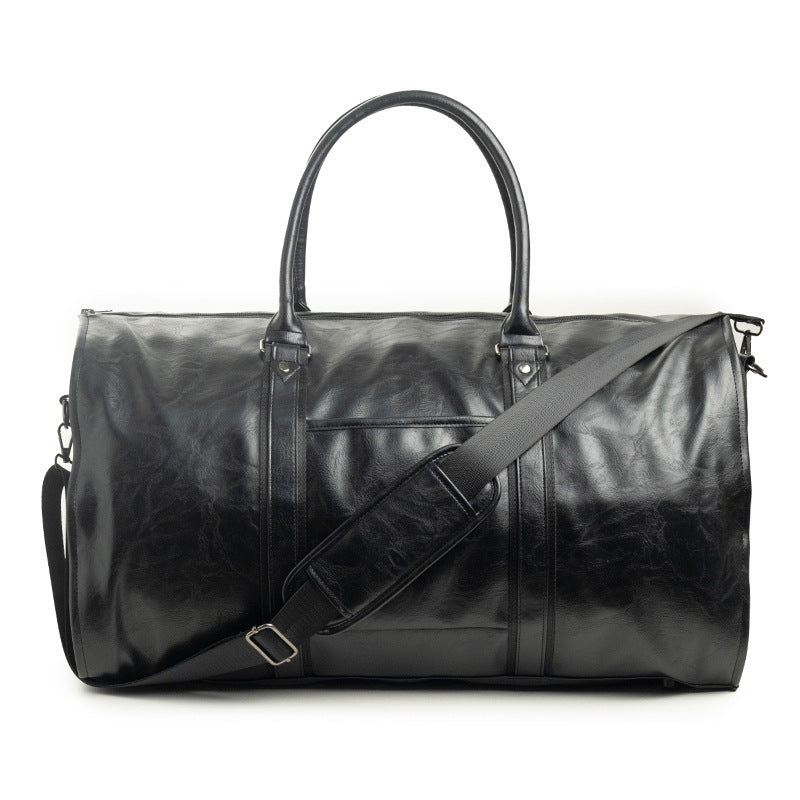 Men's Carrying Cloth Leather Clothing Duffel Convertible Suit With Travel Bags