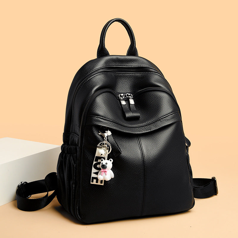 Women's Leather Fashionable Cowhide Soft Large Capacity Bags