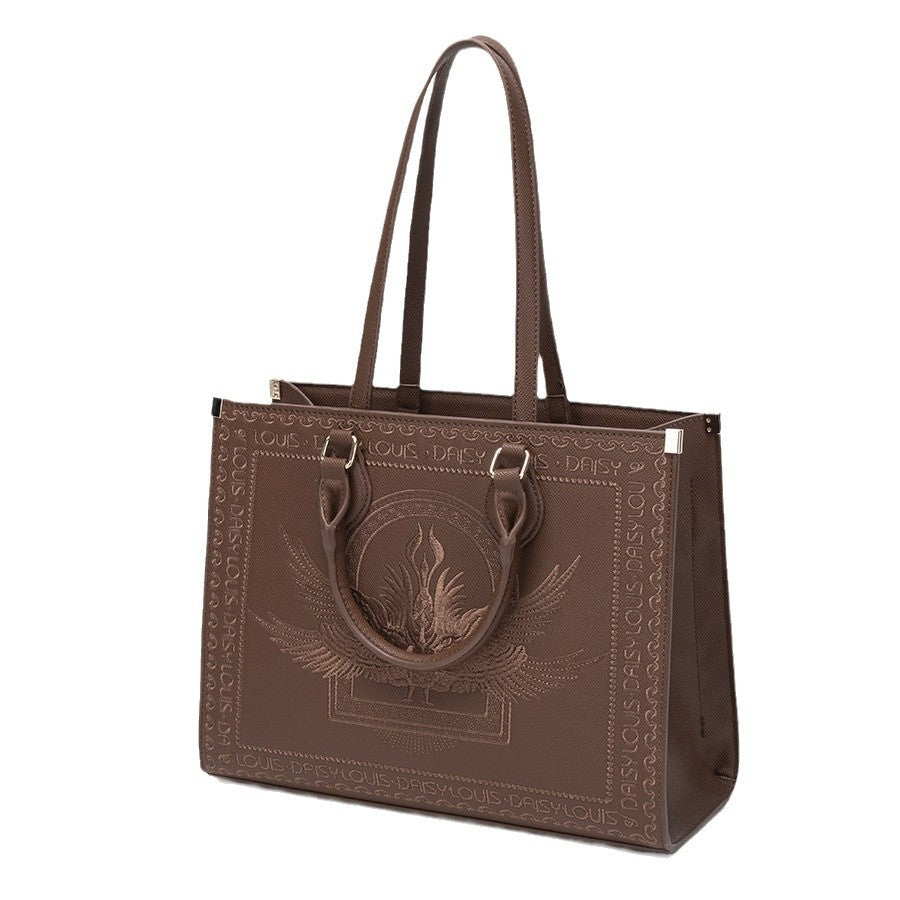 Women's Large-sized High-grade Chinese Style Embroidery Tote Bags