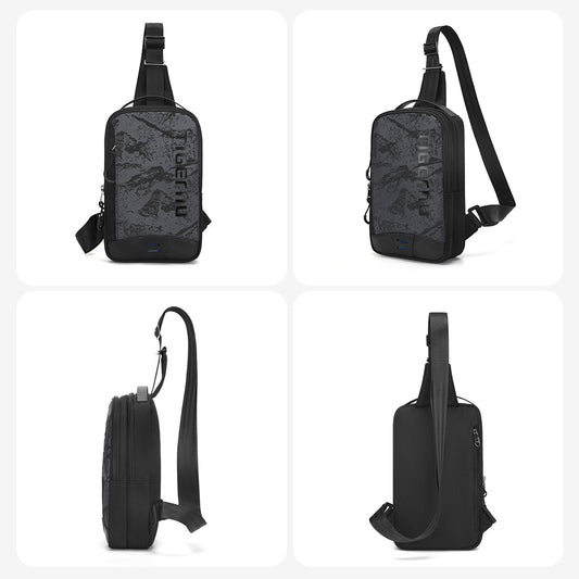 Men's Trendy Commuter Camouflage Niche Design Waterproof Large Bags
