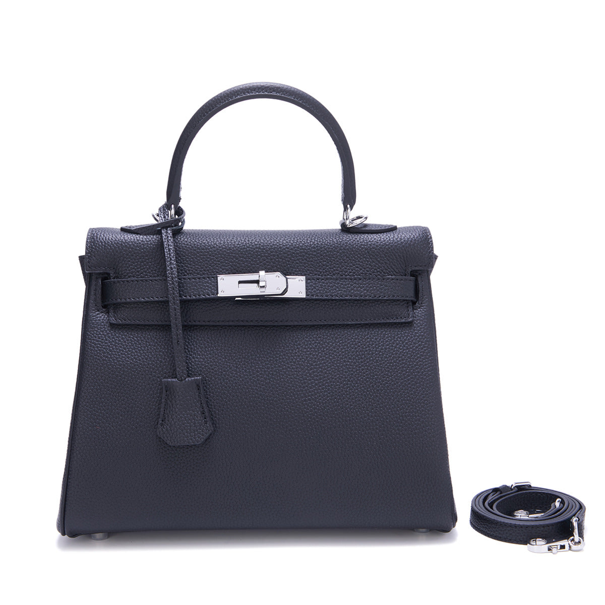Women's First Layer Cowhide Kelly Sier Stylish Handbags