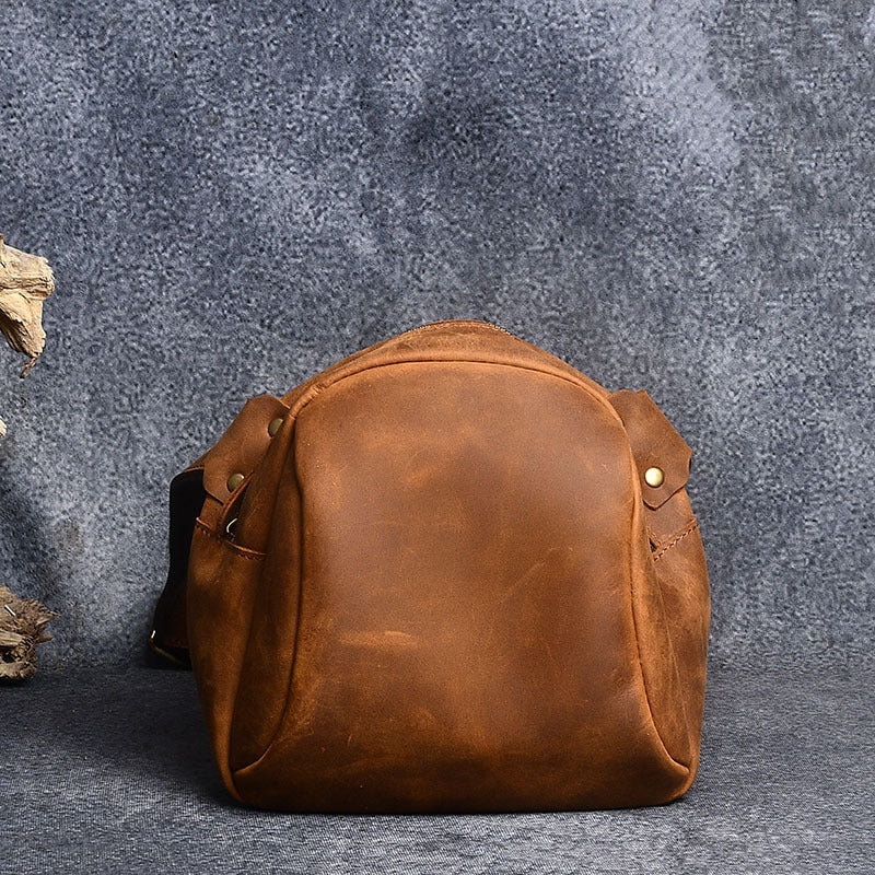 Women's & Men's & Crazy Horse Leather Vintage Genuine Men's Shoulder Bags