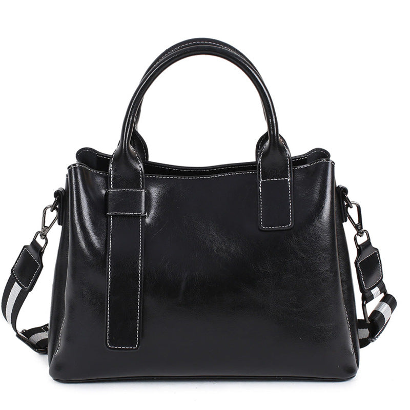 Women's Fashion Large Capacity Genuine Leather Advanced Handbags