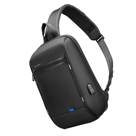 Men's Unique Stylish Charging Commuter Waterproof Men's Shoulder Bags