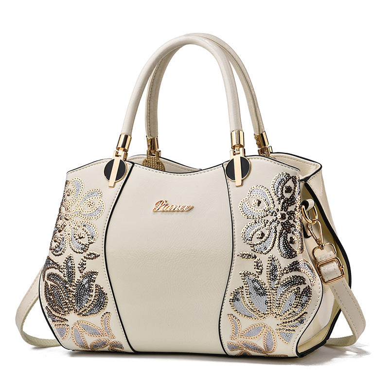 Women's Fei Zi Boston Elegant Patent Leather Bags