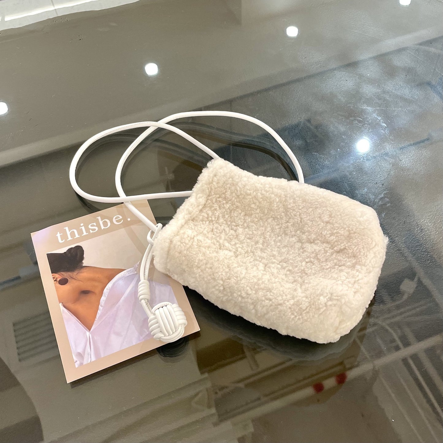 Women's Cell High Sense Niche Christmas Plush Phone Bags