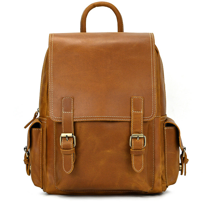 Women's & Men's & Crazy Horse Leather Vintage Backpacks