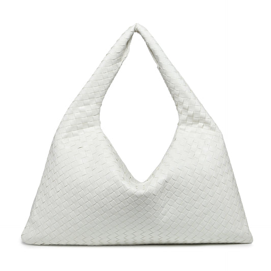 Women's Trendy Woven Large Capacity Totes Portable Tote Bags