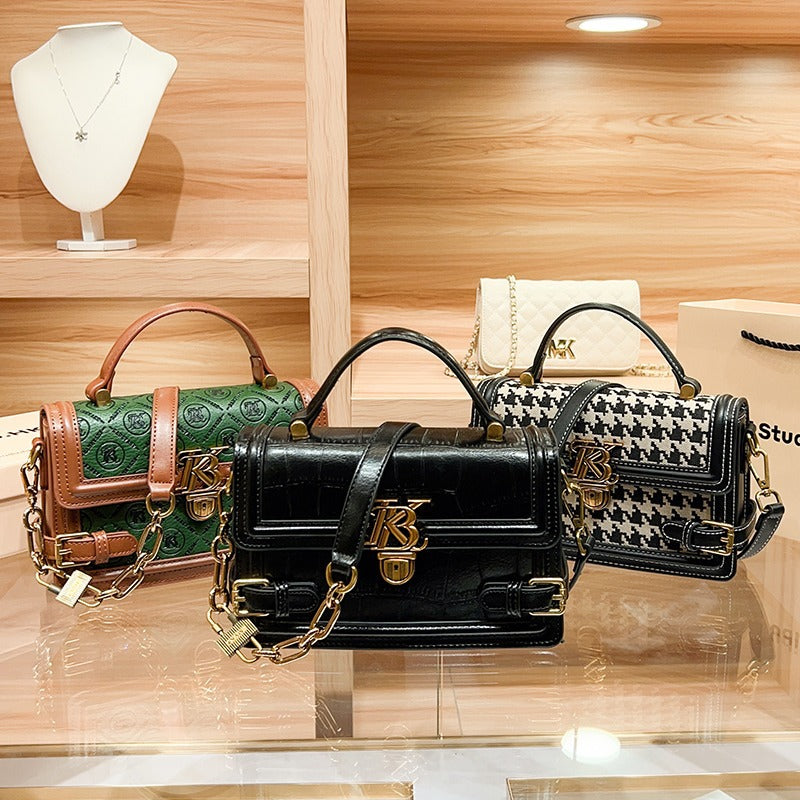 Women's Genuine Leather Simple Trendy Fashion Shoulder Bags