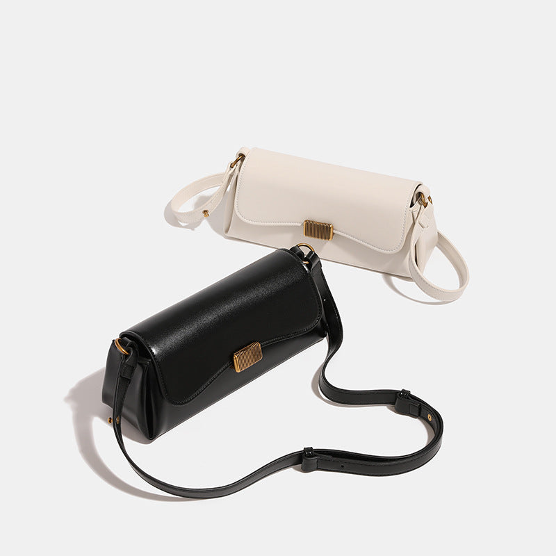 Women's Minority Simple Solid Color French Stick Armpit Bags