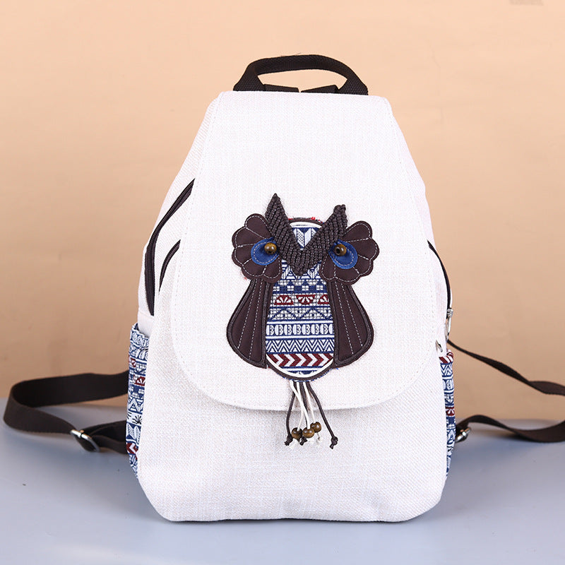Yunnan National Style Hand-woven Cotton Linen Backpacks