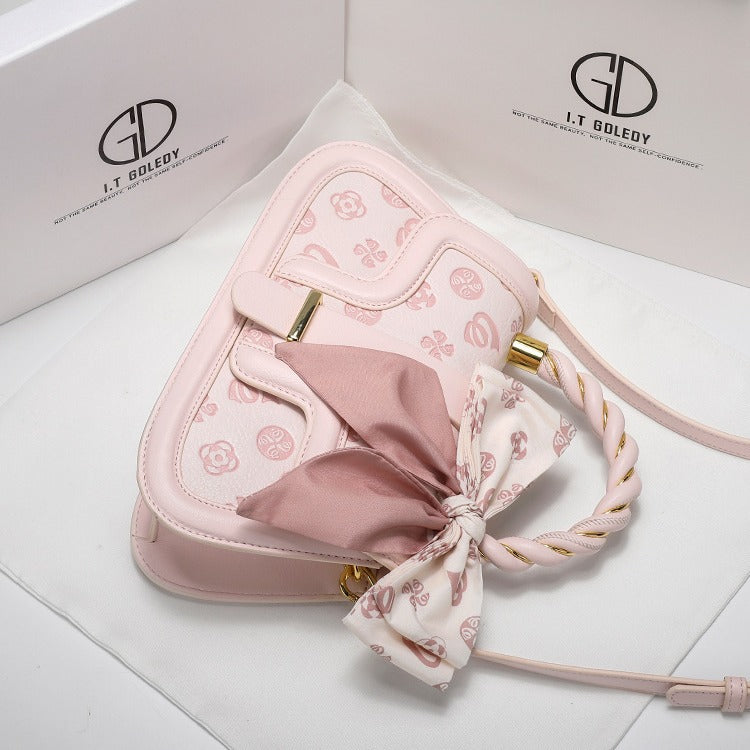 Women's Day Niche Cold Berry Pink Fashionable Bags