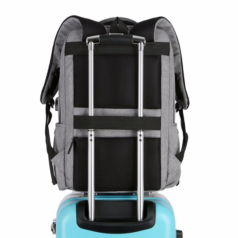 Men's Classic Business Fixed Printing Waterproof Backpacks