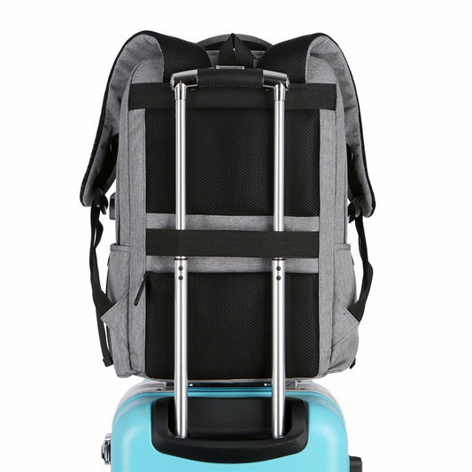 Men's Classic Business Fixed Printing Waterproof Backpacks