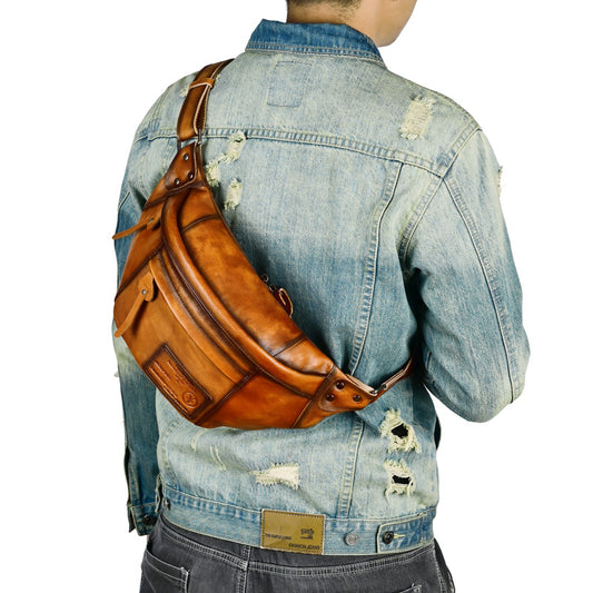 Women's & Men's & Large Capacity Commuter Street Trendy Men's Messenger Bags