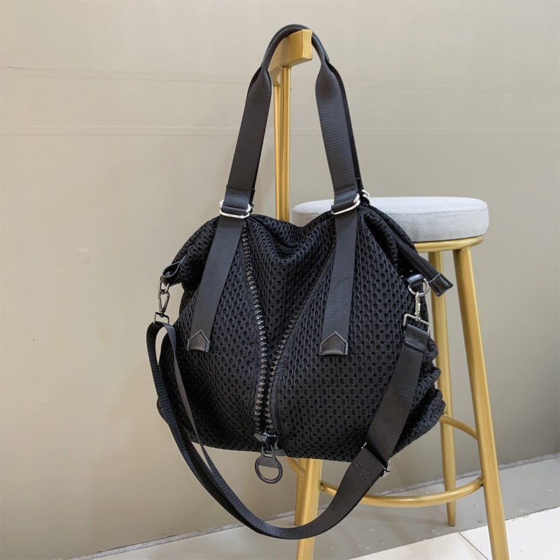 Women's Nylon Net Cloth Large Capacity Trend Shoulder Bags